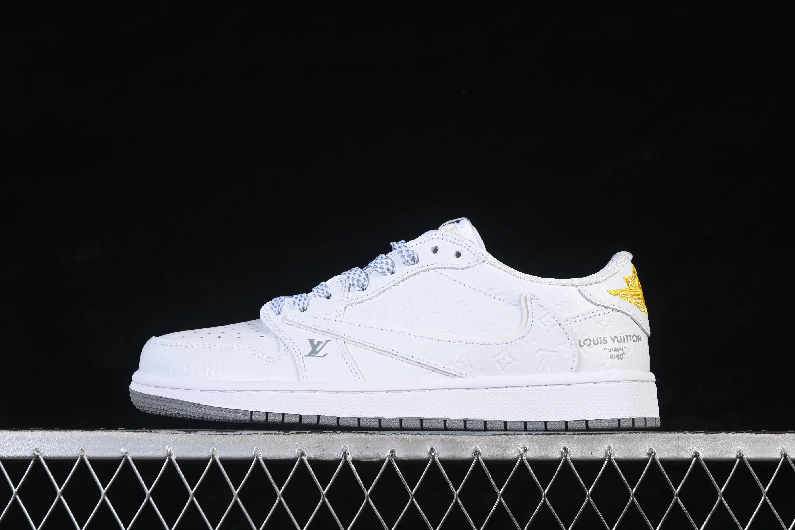 All categories Air Jordan Jordan series basketball shoes Air Jordan 1 Low High-end customized low-top sneakers Air Jordan 1 Low AJ1 Joe 1 rice white high-end customized low-top retro basketball shoes LD2028-061